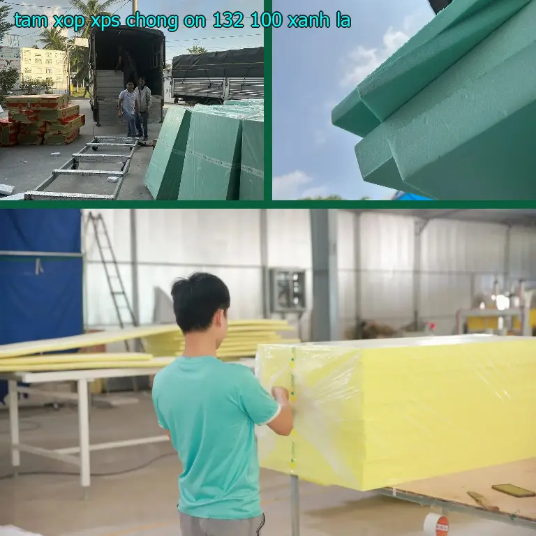 Màu sắc tấm xốp XPS chống ồn 132.100₫: Xanh lá