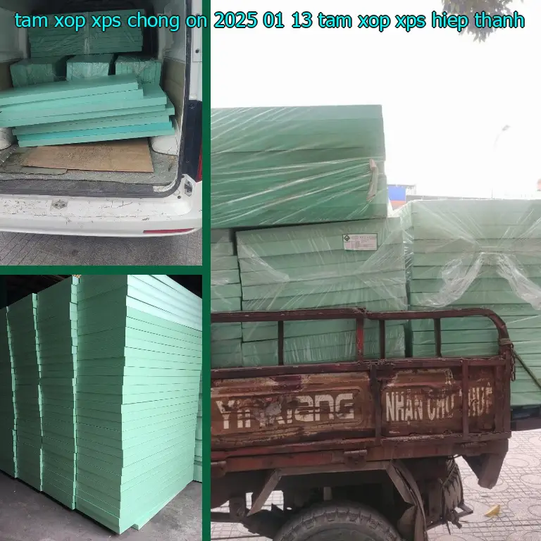 Nhà sản xuất tấm xốp XPS chống ồn 2025-01-13: Tấm xốp XPS Hiệp Thành
