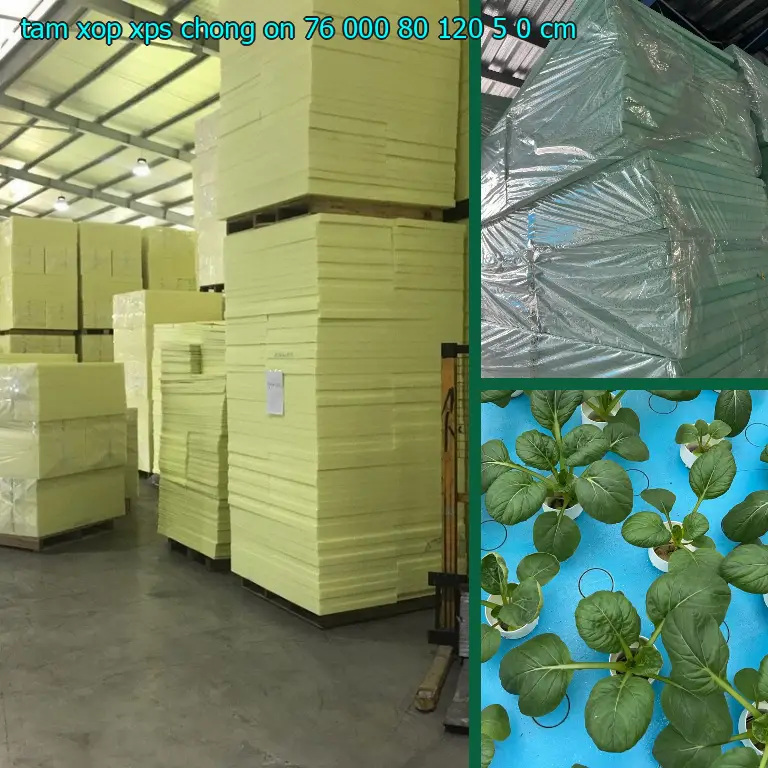 Kích thước tấm xốp XPS chống ồn 76.000₫: 80*120*5.0 cm