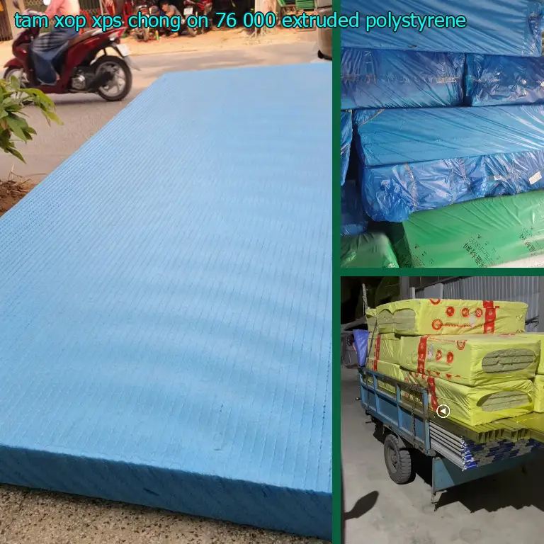 Chất liệu tấm xốp XPS chống ồn 76.000₫: Extruded Polystyrene