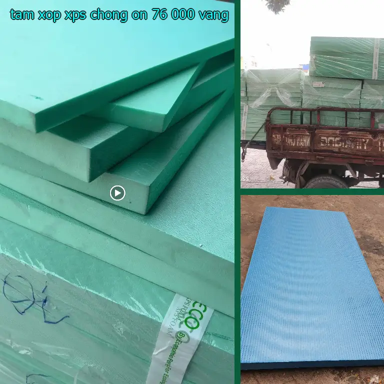 Màu sắc tấm xốp XPS chống ồn 76.000₫: Vàng
