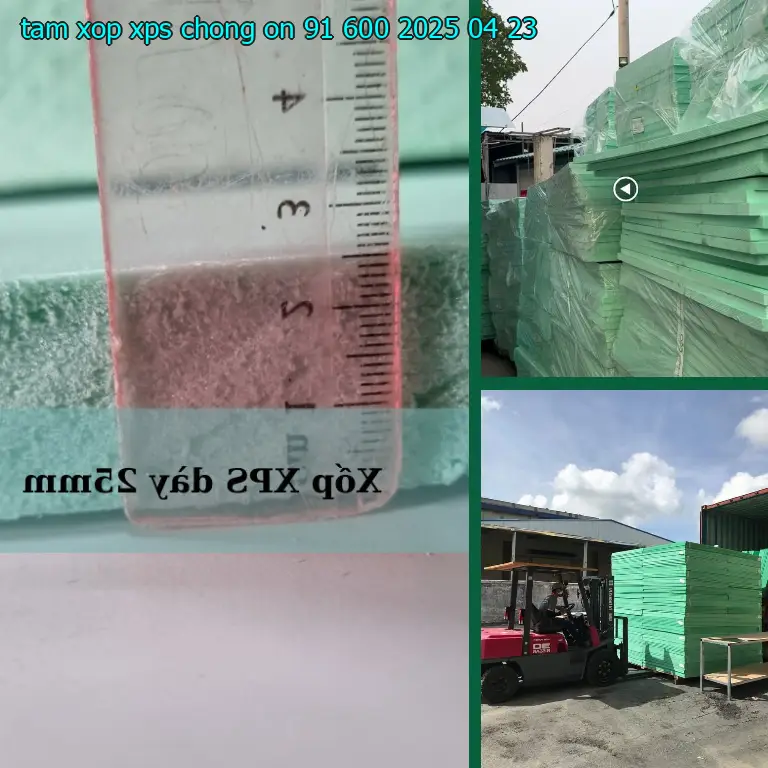 Ngày sản xuất tấm xốp XPS chống ồn 91.600₫: 2025-04-23 Ngày sản xuất tấm xốp XPS chống ồn 91.600₫: 2025-04-23