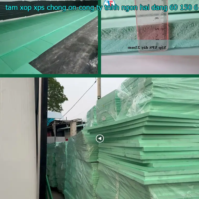 Kích thước tấm xốp XPS chống ồn Công ty TNHH Ngọn Hải Đăng: 60*150*6.9 cm Kích thước tấm xốp XPS chống ồn Công ty TNHH Ngọn Hải Đăng: 60*150*6.9 cm