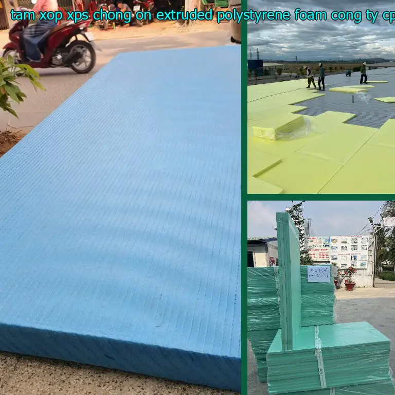 Nhà sản xuất tấm xốp XPS chống ồn Extruded Polystyrene Foam: Công ty CP thương mại XNK Tân Phú Bình