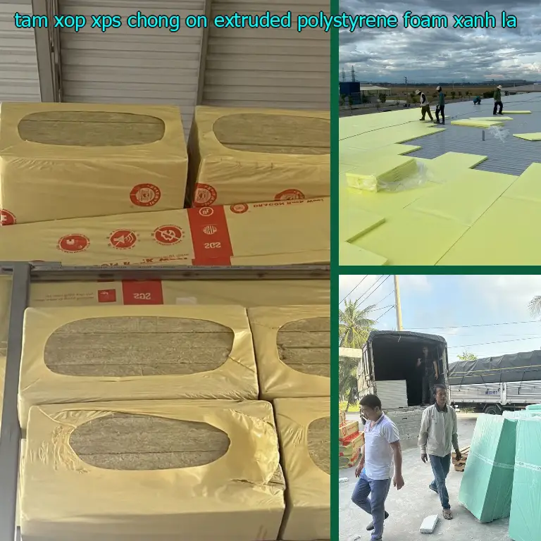 Màu sắc tấm xốp XPS chống ồn Extruded Polystyrene Foam: Xanh lá