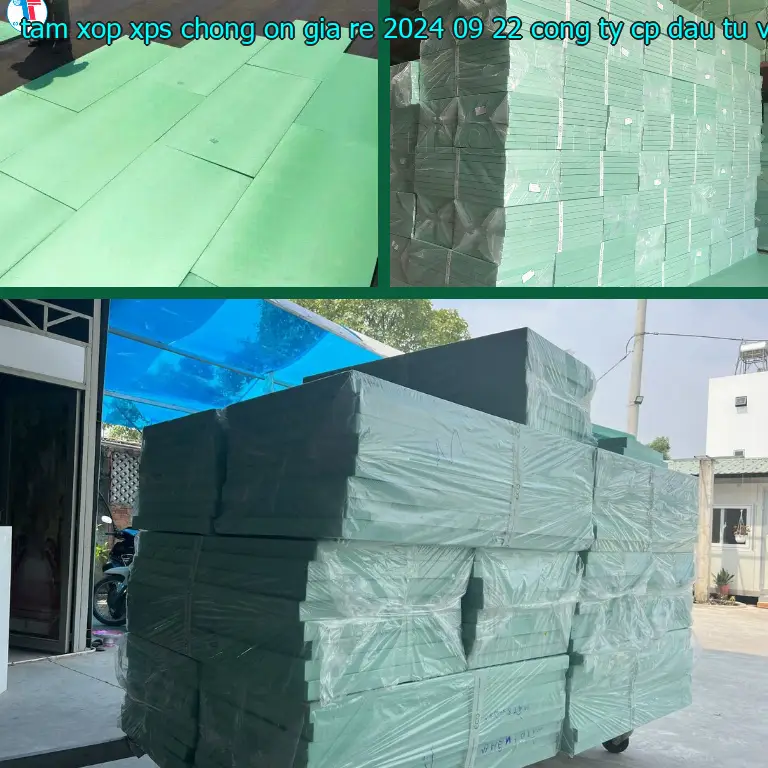 Nhà sản xuất tấm xốp XPS chống ồn giá rẻ 2024-09-22: Công ty CP đầu tư và thương mại AK Việt Nam