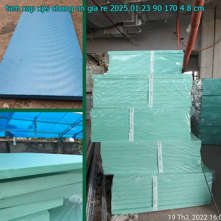 Kích thước tấm xốp XPS chống ồn giá rẻ 2025-01-23: 90*170*4.8 cm Kích thước tấm xốp XPS chống ồn giá rẻ 2025-01-23: 90*170*4.8 cm