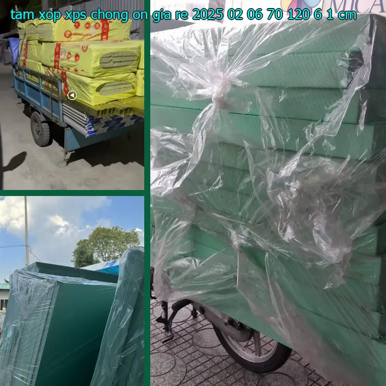 Kích thước tấm xốp XPS chống ồn giá rẻ 2025-02-06: 70*120*6.1 cm