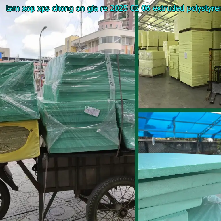 Chất liệu tấm xốp XPS chống ồn giá rẻ 2025-02-06: Extruded Polystyrene Foam