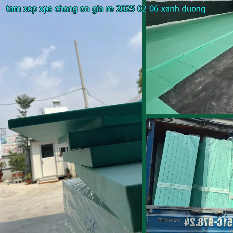 Màu sắc tấm xốp XPS chống ồn giá rẻ 2025-02-06: Xanh dương