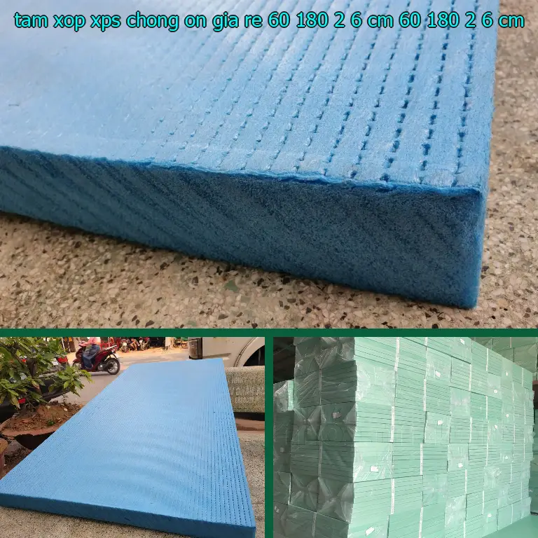 Kích thước tấm xốp XPS chống ồn giá rẻ 60*180*2.6 cm: 60*180*2.6 cm Kích thước tấm xốp XPS chống ồn giá rẻ 60*180*2.6 cm: 60*180*2.6 cm