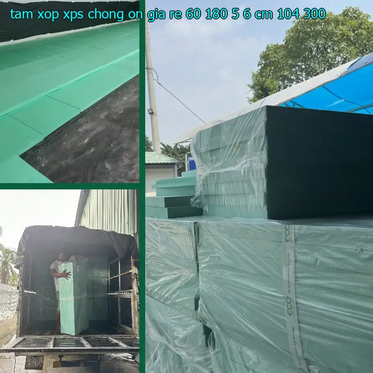 Đơn giá tấm xốp XPS chống ồn giá rẻ 60*180*5.6 cm: 104.300₫ Đơn giá tấm xốp XPS chống ồn giá rẻ 60*180*5.6 cm: 104.300₫