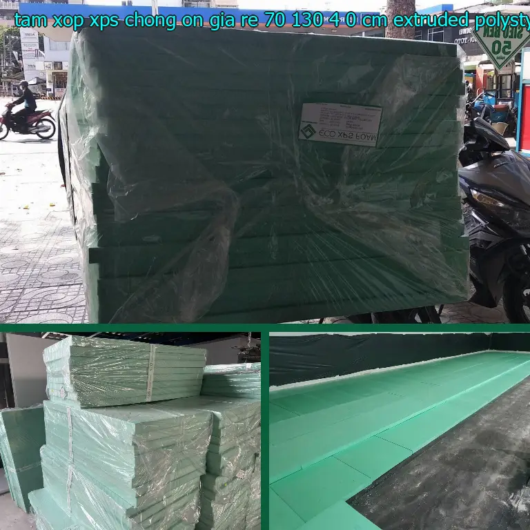 Chất liệu tấm xốp XPS chống ồn giá rẻ 70*130*4.0 cm: Extruded Polystyrene Chất liệu tấm xốp XPS chống ồn giá rẻ 70*130*4.0 cm: Extruded Polystyrene
