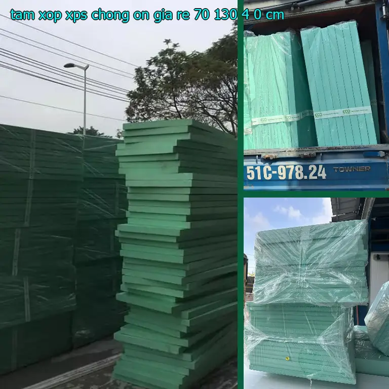 Tấm xốp XPS chống ồn giá rẻ 70*130*4.0 cm
