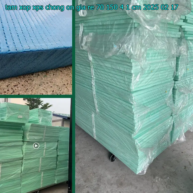 Ngày sản xuất tấm xốp XPS chống ồn giá rẻ 70*150*4.1 cm: 2025-02-17 Ngày sản xuất tấm xốp XPS chống ồn giá rẻ 70*150*4.1 cm: 2025-02-17