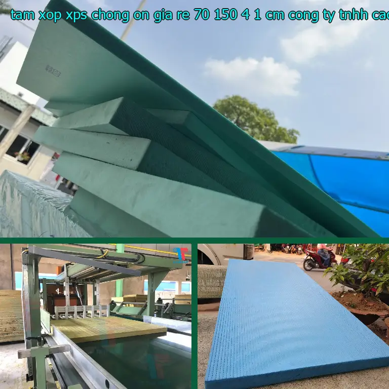 Nhà sản xuất tấm xốp XPS chống ồn giá rẻ 70*150*4.1 cm: Công ty TNHH cách nhiệt Á Châu Nhà sản xuất tấm xốp XPS chống ồn giá rẻ 70*150*4.1 cm: Công ty TNHH cách nhiệt Á Châu