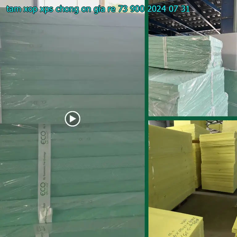 Ngày sản xuất tấm xốp XPS chống ồn giá rẻ 73.900₫: 2024-07-31 Ngày sản xuất tấm xốp XPS chống ồn giá rẻ 73.900₫: 2024-07-31