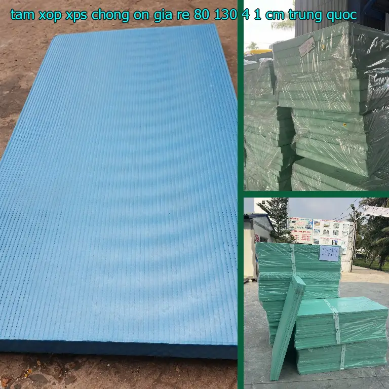 Xuất xứ tấm xốp XPS chống ồn giá rẻ 80*130*4.1 cm: Trung Quốc Xuất xứ tấm xốp XPS chống ồn giá rẻ 80*130*4.1 cm: Trung Quốc