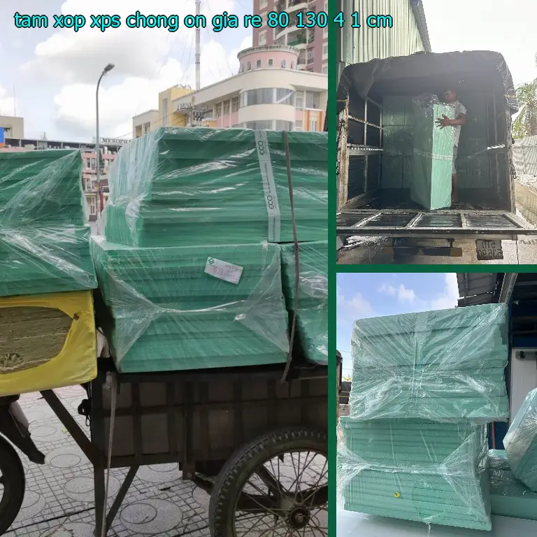 Tấm xốp XPS chống ồn giá rẻ 80*130*4.1 cm
