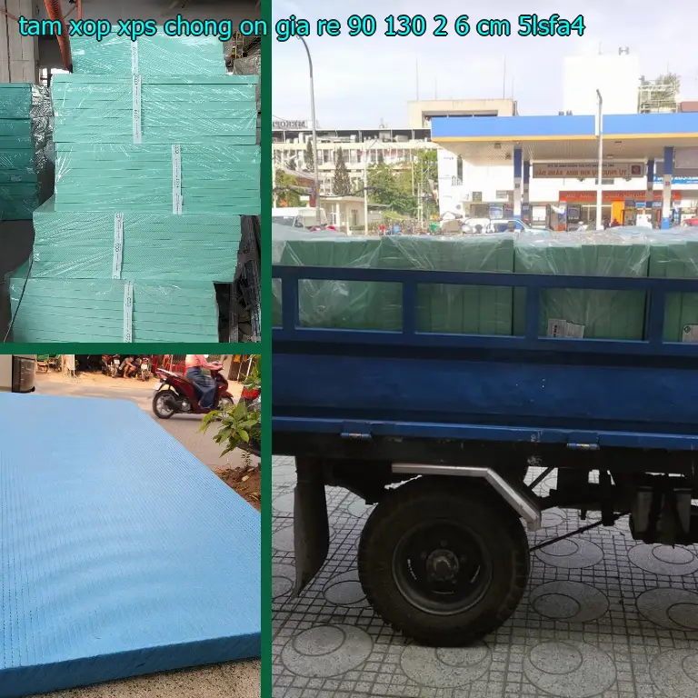 Model tấm xốp XPS chống ồn giá rẻ 90*130*2.6 cm: 5LSFA4