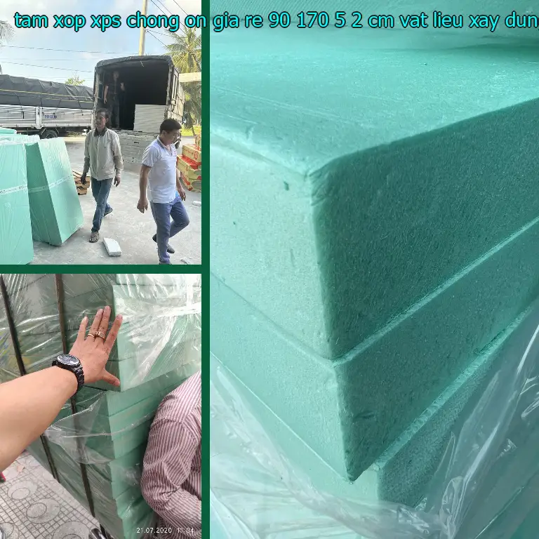 Nhà cung cấp tấm xốp XPS chống ồn giá rẻ 90*170*5.2 cm: Vật Liệu Xây Dựng Mr.HẢI Nhà cung cấp tấm xốp XPS chống ồn giá rẻ 90*170*5.2 cm: Vật Liệu Xây Dựng Mr.HẢI