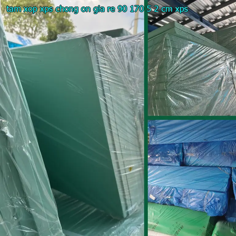 Chất liệu tấm xốp XPS chống ồn giá rẻ 90*170*5.2 cm: XPS Chất liệu tấm xốp XPS chống ồn giá rẻ 90*170*5.2 cm: XPS