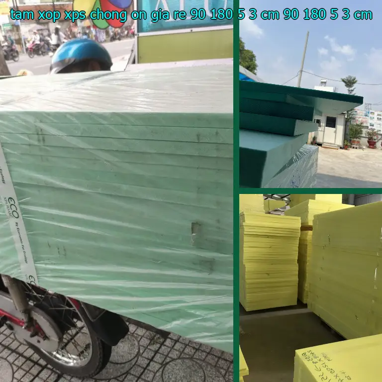 Kích thước tấm xốp XPS chống ồn giá rẻ 90*180*5.3 cm: 90*180*5.3 cm Kích thước tấm xốp XPS chống ồn giá rẻ 90*180*5.3 cm: 90*180*5.3 cm