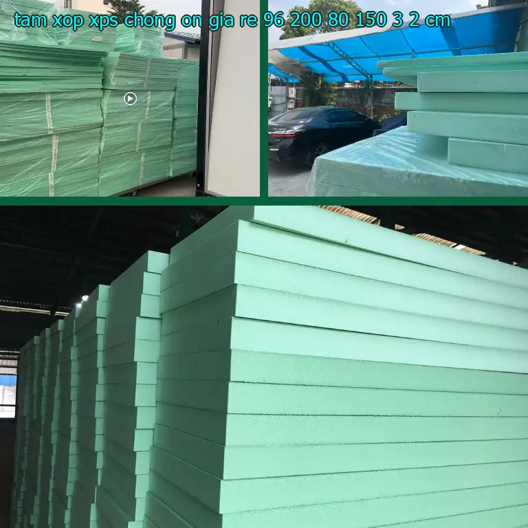 Kích thước tấm xốp XPS chống ồn giá rẻ 96.200₫: 80*150*3.2 cm Kích thước tấm xốp XPS chống ồn giá rẻ 96.200₫: 80*150*3.2 cm