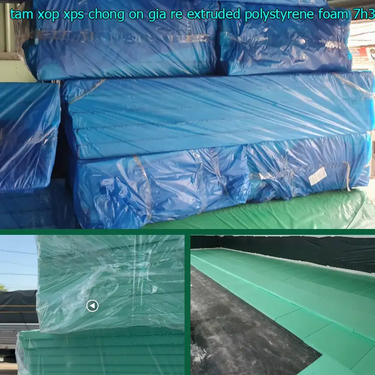 Model tấm xốp XPS chống ồn giá rẻ Extruded Polystyrene Foam: 7H3KMU