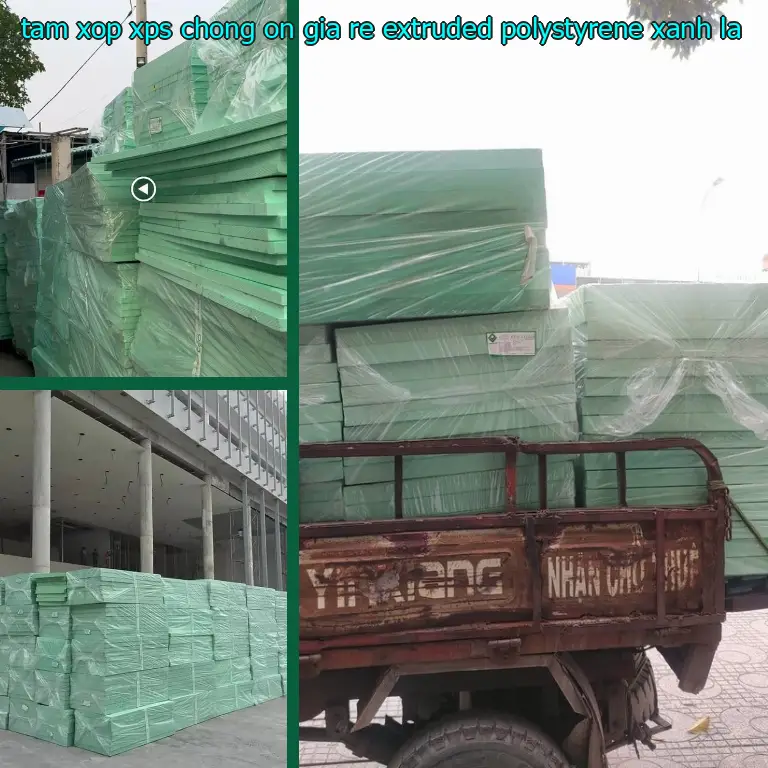 Màu sắc tấm xốp XPS chống ồn giá rẻ Extruded Polystyrene: Xanh lá Màu sắc tấm xốp XPS chống ồn giá rẻ Extruded Polystyrene: Xanh lá