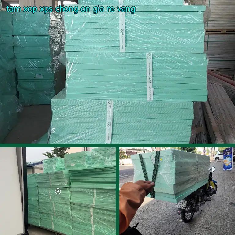 Tấm xốp XPS chống ồn giá rẻ Vàng