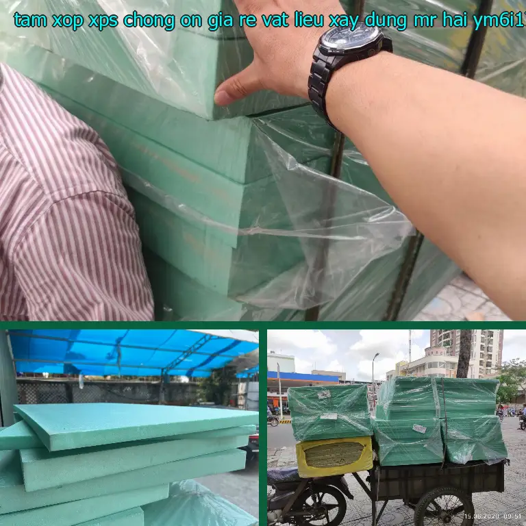 Model tấm xốp XPS chống ồn giá rẻ Vật Liệu Xây Dựng Mr.HẢI: YM6I17