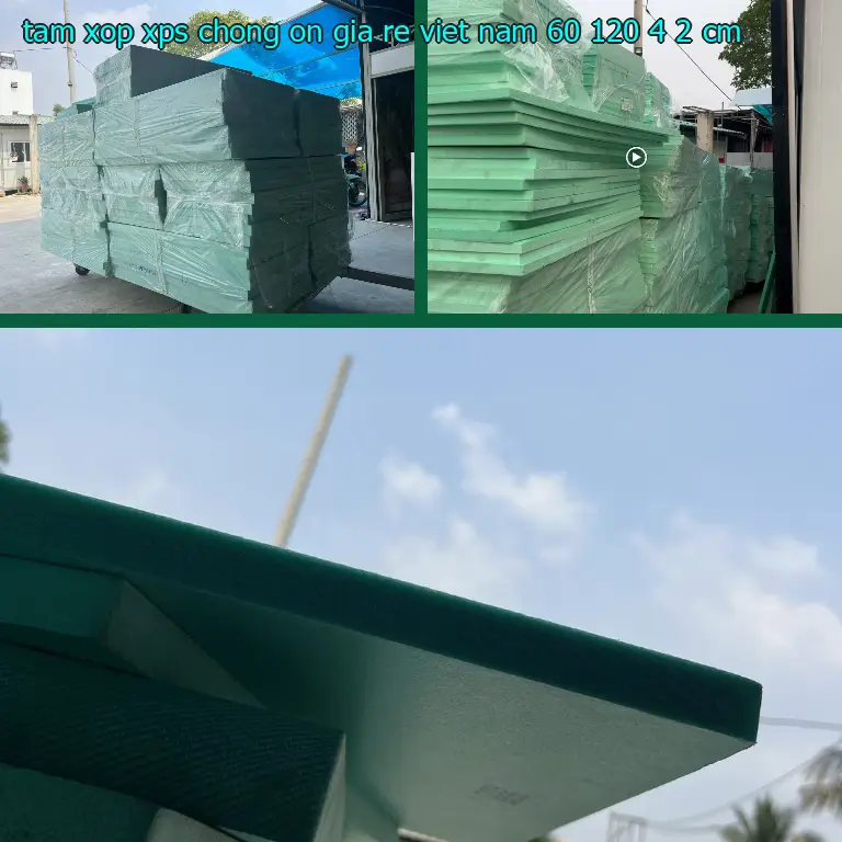 Kích thước tấm xốp XPS chống ồn giá rẻ Viet Nam: 60*120*4.2 cm Kích thước tấm xốp XPS chống ồn giá rẻ Viet Nam: 60*120*4.2 cm
