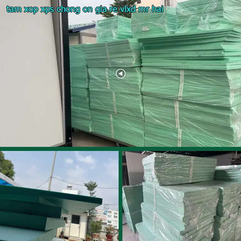 Tấm xốp XPS chống ồn giá rẻ VLXD Mr.HẢI