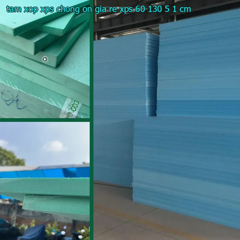 Kích thước tấm xốp XPS chống ồn giá rẻ XPS: 60*130*5.1 cm Kích thước tấm xốp XPS chống ồn giá rẻ XPS: 60*130*5.1 cm