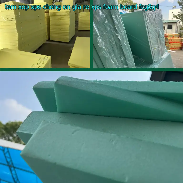 Model tấm xốp XPS chống ồn giá rẻ XPS Foam Board: FCG8Q4
