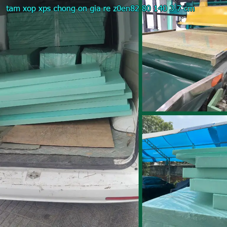 Kích thước tấm xốp XPS chống ồn giá rẻ Z0EN82: 80*140*3.7 cm Kích thước tấm xốp XPS chống ồn giá rẻ Z0EN82: 80*140*3.7 cm