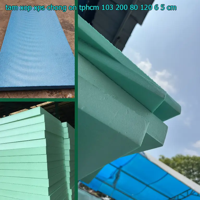 Kích thước tấm xốp XPS chống ồn TpHCM 103.200₫: 80*120*6.5 cm Kích thước tấm xốp XPS chống ồn TpHCM 103.200₫: 80*120*6.5 cm