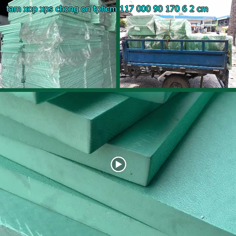 Kích thước tấm xốp XPS chống ồn TpHCM 117.000₫: 90*170*6.2 cm Kích thước tấm xốp XPS chống ồn TpHCM 117.000₫: 90*170*6.2 cm