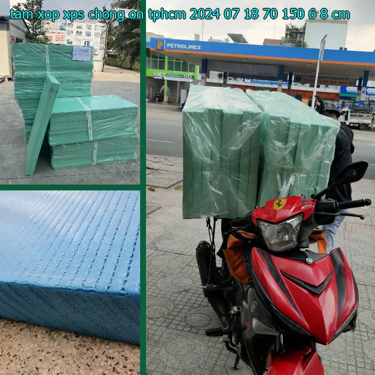 Kích thước tấm xốp XPS chống ồn TpHCM 2024-07-18: 70*150*6.8 cm Kích thước tấm xốp XPS chống ồn TpHCM 2024-07-18: 70*150*6.8 cm