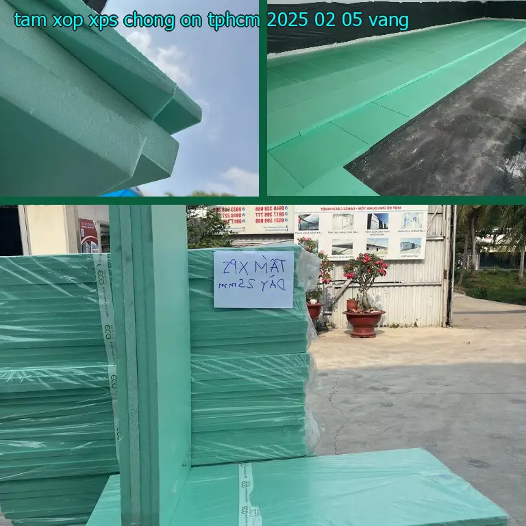 Màu sắc tấm xốp XPS chống ồn TpHCM 2025-02-05: Vàng Màu sắc tấm xốp XPS chống ồn TpHCM 2025-02-05: Vàng