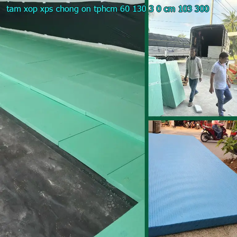 Đơn giá tấm xốp XPS chống ồn TpHCM 60*130*3.0 cm: 103.300₫ Đơn giá tấm xốp XPS chống ồn TpHCM 60*130*3.0 cm: 103.300₫