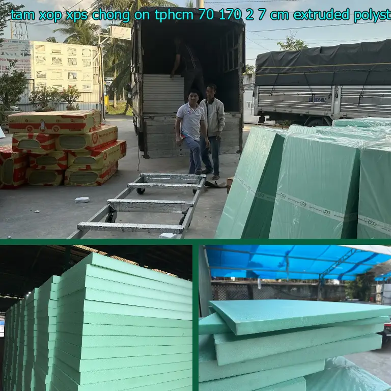 Chất liệu tấm xốp XPS chống ồn TpHCM 70*170*2.7 cm: Extruded Polystyrene Foam Chất liệu tấm xốp XPS chống ồn TpHCM 70*170*2.7 cm: Extruded Polystyrene Foam
