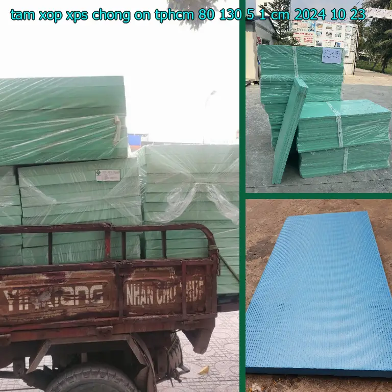 Ngày sản xuất tấm xốp XPS chống ồn TpHCM 80*130*5.1 cm: 2024-10-23