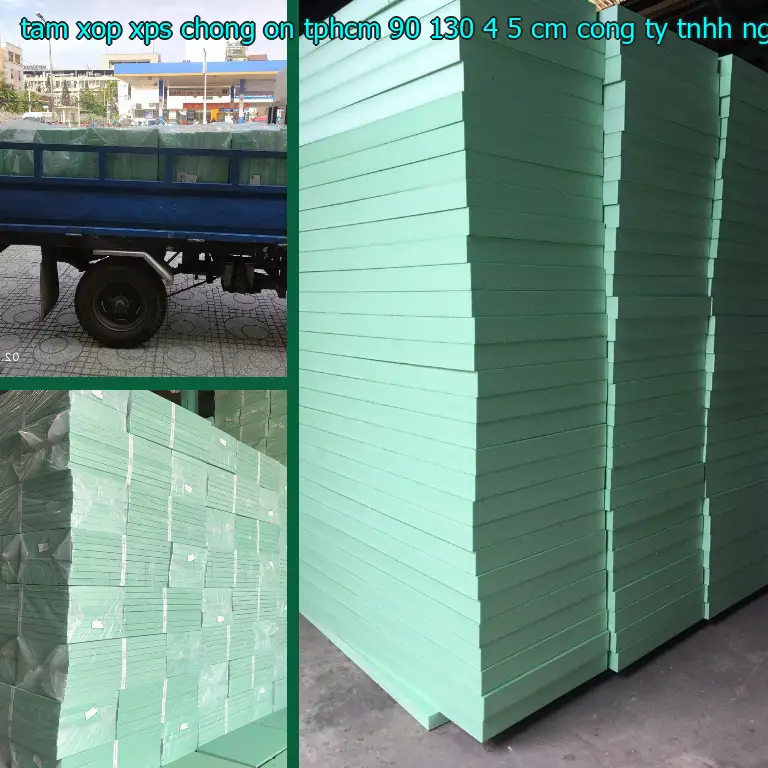 Nhà cung cấp tấm xốp XPS chống ồn TpHCM 90*130*4.5 cm: Công ty TNHH Ngọn Hải Đăng