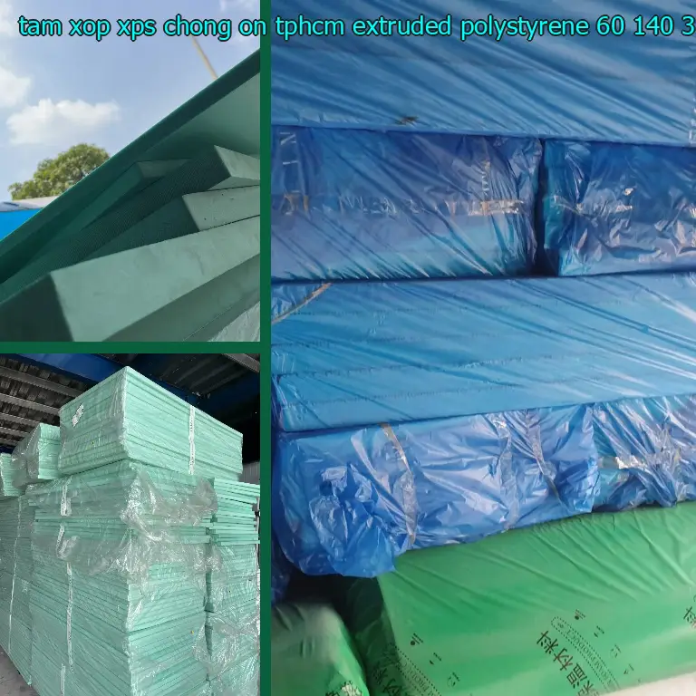 Kích thước tấm xốp XPS chống ồn TpHCM Extruded Polystyrene: 60*140*3.6 cm