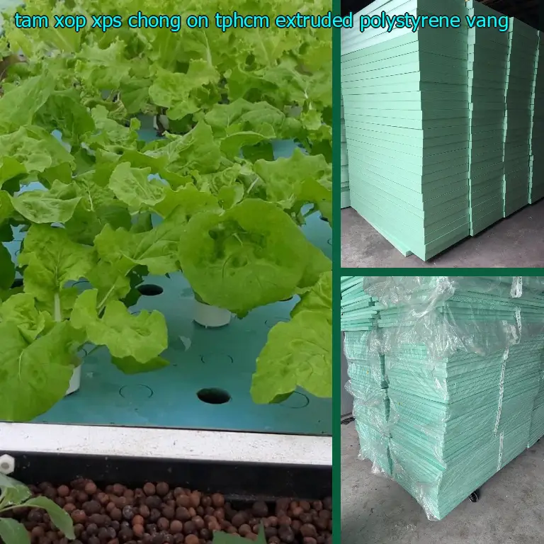 Màu sắc tấm xốp XPS chống ồn TpHCM Extruded Polystyrene: Vàng