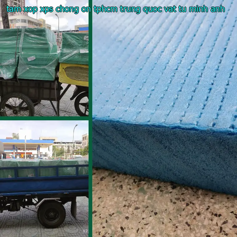 Nhà sản xuất tấm xốp XPS chống ồn TpHCM Trung Quốc: Vật tư Minh Anh Nhà sản xuất tấm xốp XPS chống ồn TpHCM Trung Quốc: Vật tư Minh Anh