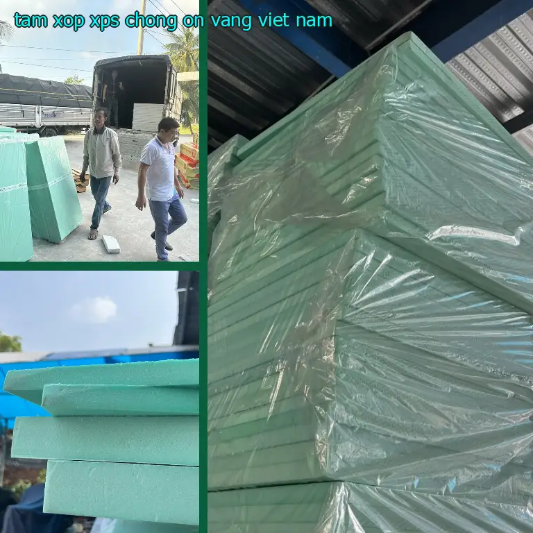 Xuất xứ tấm xốp XPS chống ồn Vàng: Viet Nam Xuất xứ tấm xốp XPS chống ồn Vàng: Viet Nam