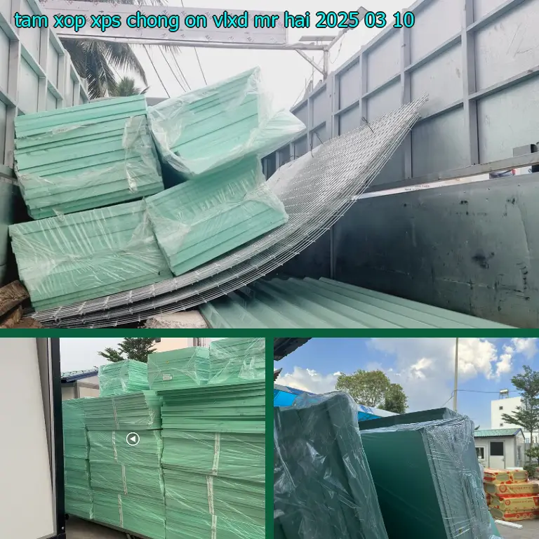 Ngày sản xuất tấm xốp XPS chống ồn VLXD Mr.HẢI: 2025-03-10